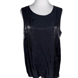 Style & Co Shimmering Black Tank Top